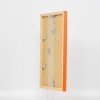 Houten lijst Top Kubus 10x10 cm oranje Antireflexglas