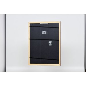 Effect houten lijst profiel 38 bruin 10x10 cm normaal glas