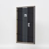 Effect massief houten lijst Profiel 25 notenbruin 10x10 cm Anti-reflecterend glas