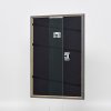 Effect massief houten lijst Profiel 25 notenbruin 10x10 cm Anti-reflecterend glas