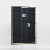 Effect massief houten lijst Profiel 25 notenbruin 10x10 cm Anti-reflecterend glas