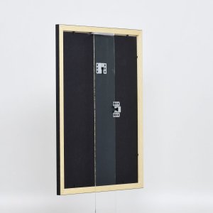 Effect houten lijst profiel 2210 zwart 10x10 cm museum glas