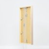 Effect houten lijst profiel 35 lichtbruin 10x10 cm museumglas