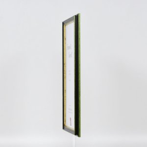 Effect houten lijst profiel 21 groen 10x10 cm anti-reflex glas