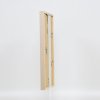 Effect houten lijst profiel 35 lichtbruin 10x10 cm normaal glas + afstandhouder