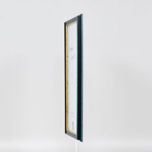 Effect houten lijst profiel 21 blauw 10x10 cm Museum glas