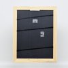 Effectief massief houten lijst Profiel 30 wit 10x10 cm Helder glas