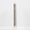 Effectief massief houten lijst Profiel 30 wit 10x10 cm Helder glas