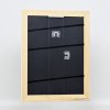 Effectief massief houten lijst Profiel 30 wit 10x10 cm Museum glas