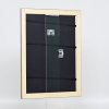 Effect houten lijst profiel 94 goud 10x10 cm anti-reflecterend glas