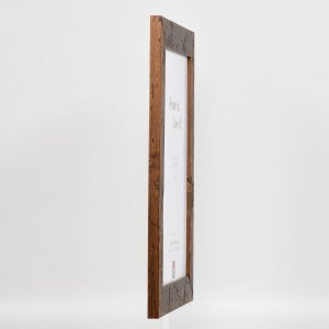 Effect houten lijst 2400 bruin 10x10 cm Museum glas