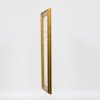 Effect houten barok lijst profiel 37 antiek goud 10x10 cm museumglas