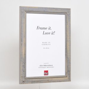 Effect Massief houten fotolijst 2240 grijs 10x10 cm Museum glas