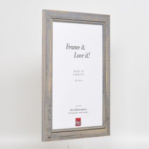 Effect Massief houten fotolijst 2240 grijs 10x10 cm Museum glas