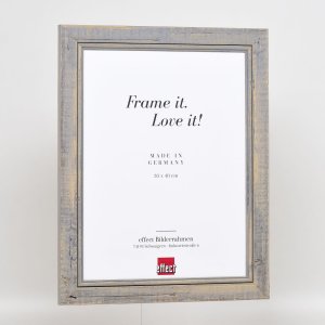 Effect Massief houten fotolijst 2240 Grijs 10x10 cm Antireflecterend glas