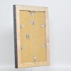 Effect massief houten lijst profiel 28 zilver 10x10 cm Helder glas