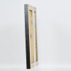 Effect massief houten lijst profiel 28 goud 10x10 cm Helder glas