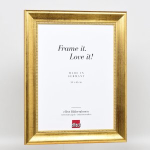 Effect houten lijst profiel 95 goud 10x10 cm normaal glas