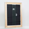 Effect houten lijst profiel 95 zilver 10x10 cm anti-reflecterend glas