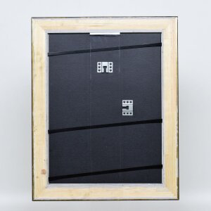 Effect houten lijst profiel 95 zwart 10x10 cm anti-reflecterend glas