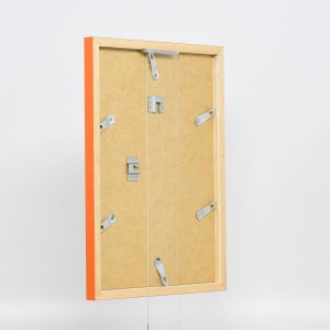 Houten lijst Top Kubus 10x15 cm oranje normaal glas