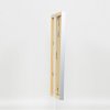 Houten lijst Top Cube 10x15 cm zilverkleurig anti-reflexglas