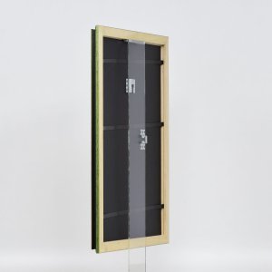 Effect houten lijst profiel 21 groen 10x15 cm anti-reflex glas