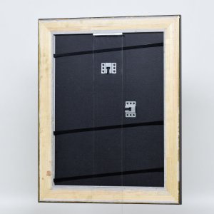 Effect houten lijst profiel 95 zwart 10x15 cm anti-reflecterend glas