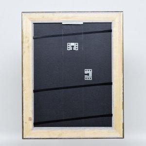 Effect houten lijst profiel 95 zwart 10x15 cm anti-reflecterend glas