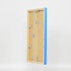 Houten lijst Top Cube 10,5x14,8 cm blauw normaal glas