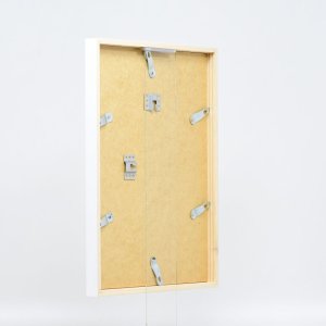 Effect houten lijst Profiel 35 wit 10,5x14,8 cm ontspiegeld glas