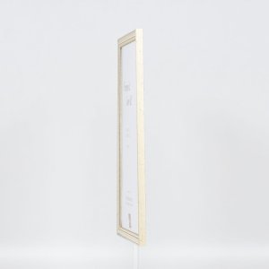 Effect houten lijst Profiel 38 wit 10,5x14,8 cm ontspiegeld glas