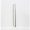 Effect massief houten lijst profiel 29 zilver 10,5x14,8 cm ontspiegeld glas