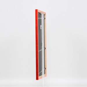 Effectief houten lijst Profiel 89 rood 10,5x14,8 cm antireflecterend glas