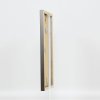 Houten lijst Top Cube 10,5x14,8 cm platina museumglas