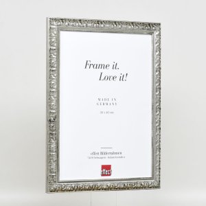 Effect houten lijst profiel 94 zilver 10,5x14,8 cm acryl glas