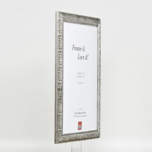 Effect houten lijst profiel 94 zilver 10,5x14,8 cm acryl glas