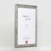 Effect houten lijst profiel 94 zilver 10,5x14,8 cm acryl glas