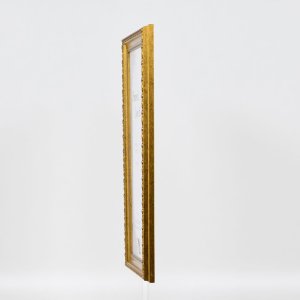 Effect houten baroklijst profiel 37 antiek goud 10,5x14,8 cm museumglas