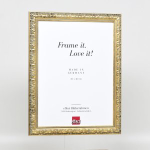 Effect houten lijst profiel 94 goud 10,5x14,8 cm museum glas