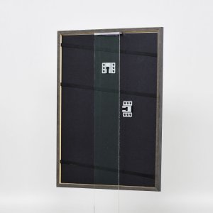 Effect massief houten lijst Profiel 25 groen 13x13 cm Anti-reflecterend glas