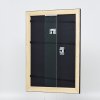 Effect houten lijst profiel 94 zwart 13x13 cm anti-reflecterend glas