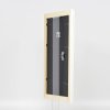 Effect houten barok lijst profiel 37 wit 13x13 cm Museumglas