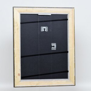 Effect houten lijst profiel 95 zwart 13x13 cm normaal glas