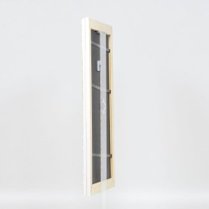 Effect houten baroklijst Profiel 37 wit 13x18 cm Museumglas