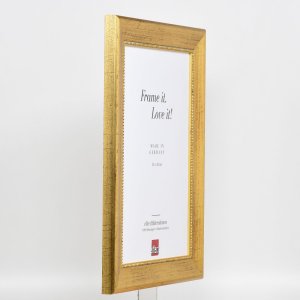 Effect houten lijst profiel 95 goud 13x18 cm normaal glas