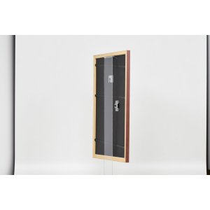 Effect houten lijst profiel 38 bruin 14,8x21 cm normaal glas