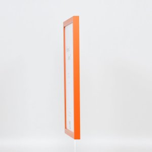 Houten lijst Top Cube 14,8x21 cm oranje Antireflex glas