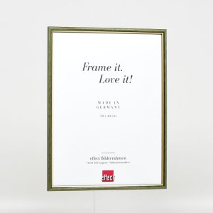 Effect houten lijst profiel 23 groen 14,8x21 cm Anti-reflecterend glas