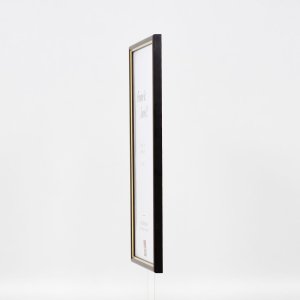 Effect houten lijst profiel 23 notenbruin 14,8x21 cm Anti-reflecterend glas